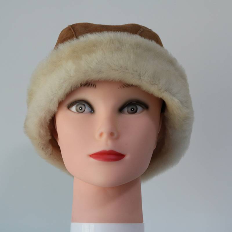 Shearling Sheepskin Russian visor winter hats Featured Image