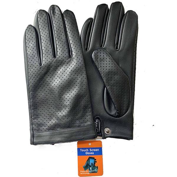 Ladies sheep leather gloves with 2 rows of hand-stitching on back Featured Image