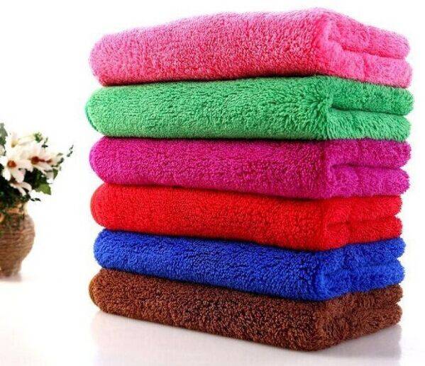 100% polyester Microfiber polar fleece towels