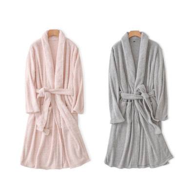 Extra long hotel micro fiber bathrobe
