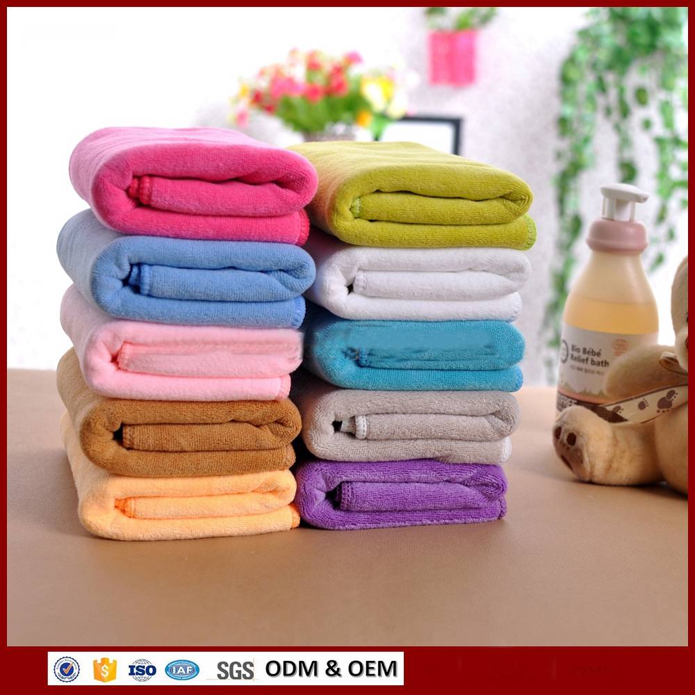small quick dry terry cloth hair towel
