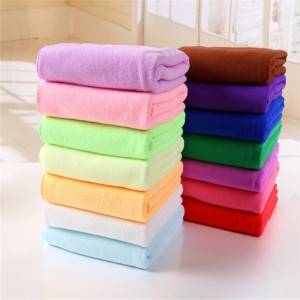Super soft strong water absorbent microfiber towel cleaning cloth