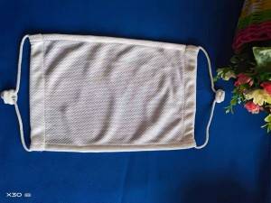 COTTON MASKS PRINTING EMBROIDER REAL SILK USE A MASK OUTSIDE POLYESTER FABRIC MASKS WHOLESALE