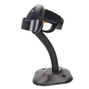 MINJCODE Wired 1D Auto Sense Laser Barcode Scanner with Holder MJ2809AT