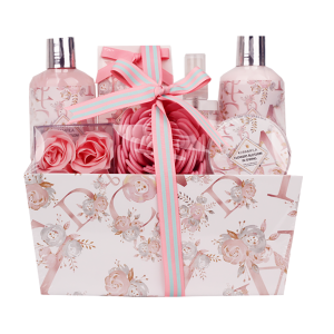 Spring Garden Pink Peony Luxury Bubble Bath Gift Set For Her