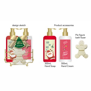 Aromatic and Nourishing Hand Soap Hand Lotion Caddy Set