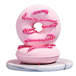 Sweet 60g mini donut bath bombs for bath spa with essential oil