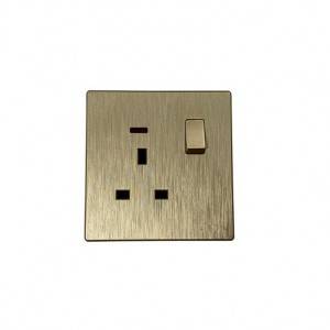 1 gang 13 amp wall switched socket with indicator light