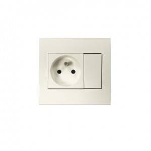 16A wall switched socket