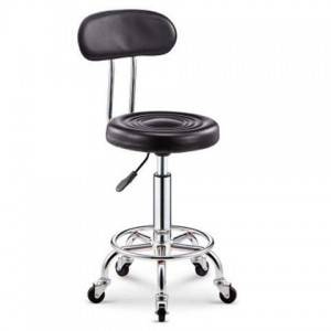 Rotating backrest tattoo stool computer chair beauty salon work stool household lifting round stool bar stool