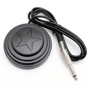 Five-pointed star 360 round Tattoo Pedal