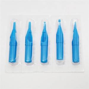 Hurricane Blue Plastic Disposable Tips with Grip Stop