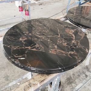 Stone table top for dining room table set