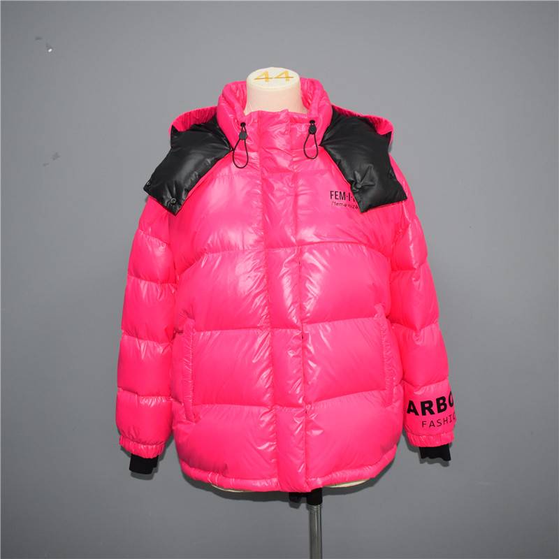 Fall/Winter 2021 Women’s Fashion Colorful Short Down Jacket, Cotton Jacket 005
