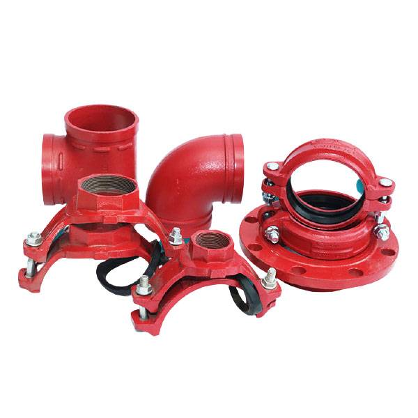 Ductile iron grooved pipe fittings and couplings/ joint / clamp/ mechanical tee/ threaded mechanical tee Featured Image