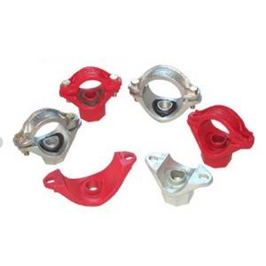 Ductile iron grooved pipe fittings and couplings/ joint / clamp/ mechanical tee/ threaded mechanical tee