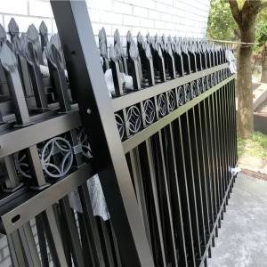 Zinc and Steel Fence