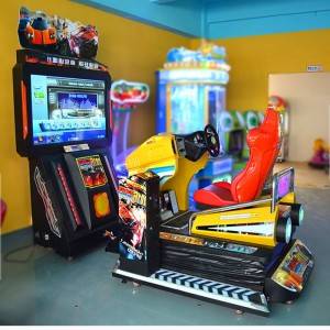 China Coin Operated Outrun Dynamic Simulator Driving Car Video Game Machine factory and suppliers | Meiyi