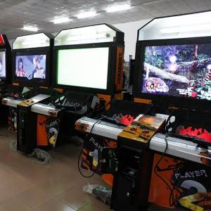 China Coin Operated Video Games 55LCD Rambo Shooting Games Machine factory and suppliers | Meiyi