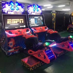 China Amusement Park Coin Operated Simultor 42”LCD Snow Moto Racing Games Machine factory and suppliers | Meiyi