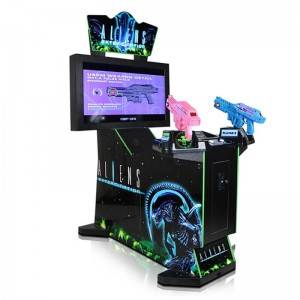 Coin Operated Arcade 42LCD Aliens Shooting Game Machine