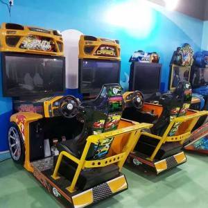 China Coin Operated Split/Second Dynamic Car Driving Simulator Video Game Machine factory and suppliers | Meiyi