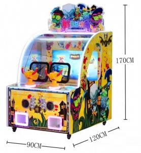 China Coin operated games 32 inch video shooting ball game machine for 2 players factory and suppliers | Meiyi