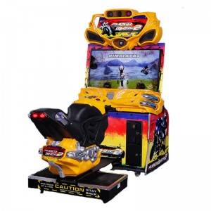Amusement Equipment Coin Operated 42”LCD FF Motor Racing Simultor Game Machine