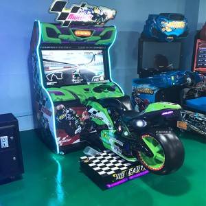 China Coin Operated Motorcycle Racing Games 42”LCD GP Moto Video Games Machine factory and suppliers | Meiyi