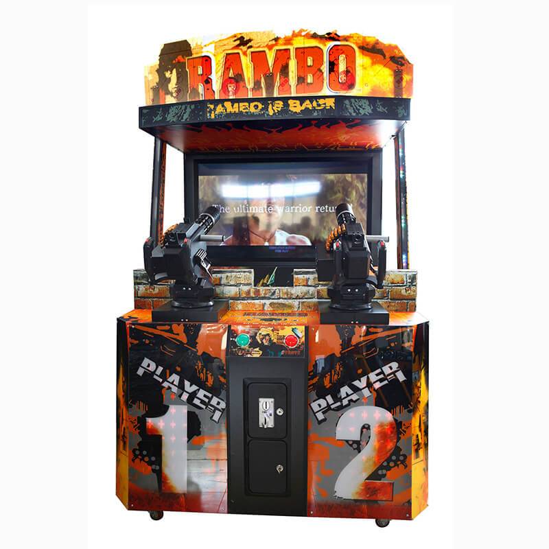 China Coin Operated Video Games 55LCD Rambo Shooting Games Machine factory and suppliers | Meiyi Featured Image