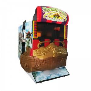 China Amusement Park Coin Operated 55LCD Pirate Adventure Shooting Video Games Machine factory and suppliers | Meiyi