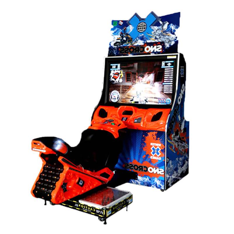 China Amusement Park Coin Operated Simultor 42”LCD Snow Moto Racing Games Machine factory and suppliers | Meiyi Featured Image