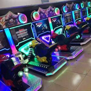 China Amusement Park Coin Operated Simulator FF Motorbike Racing Game Machine for 2 players factory and suppliers | Meiyi