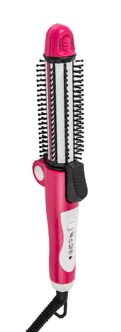 Straight Hair Brush and Hair Curler S209S