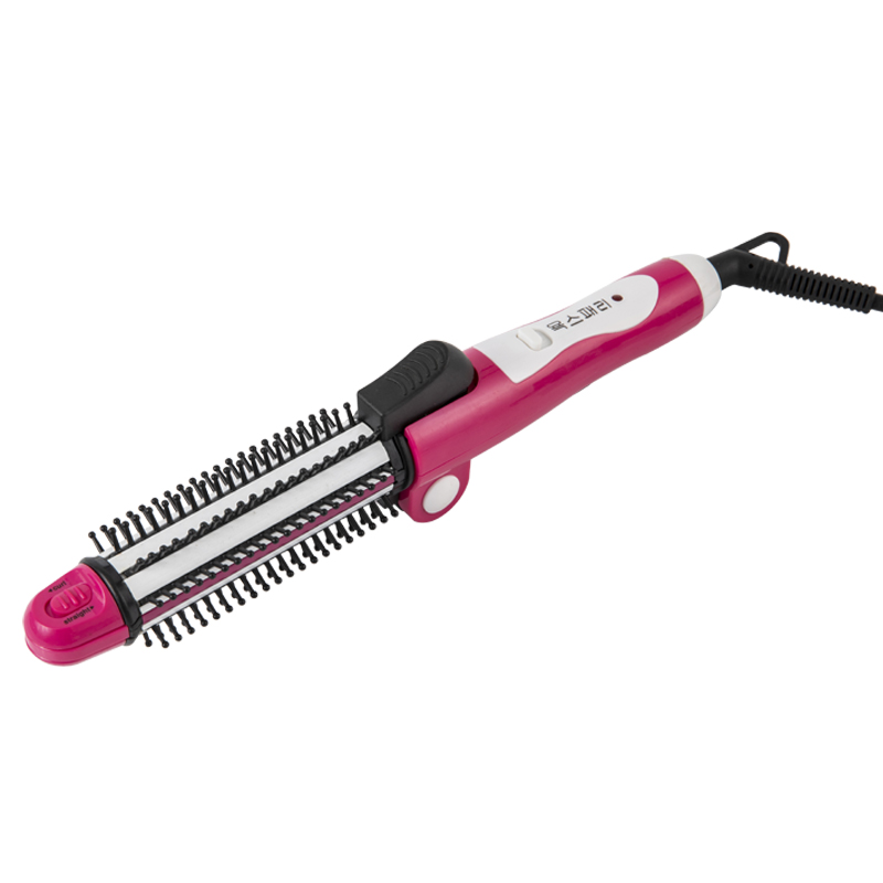 Straight Hair Brush and Hair Curler S209S