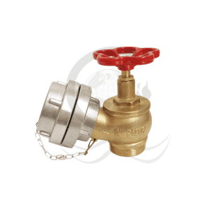 Din landing valve with storz adapter with cap