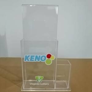 KENOtabletop acrylic playslip holder
