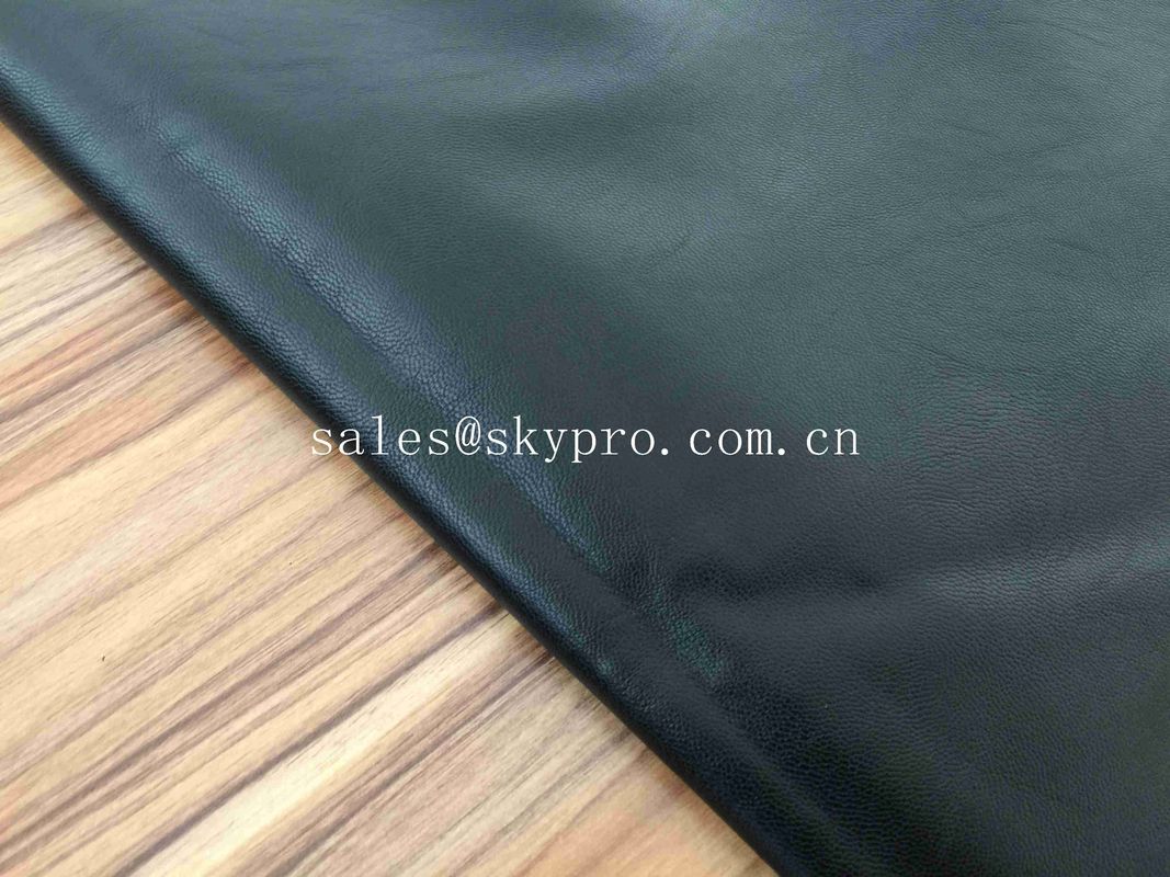 Black Rexine Leatherette PU Synthetic Leather Cloth Faux 54 / 55" Width