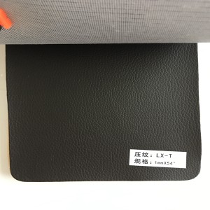 Solid Colors Non – woven Backing Synthetic Leather PU Leather with Colorful Printed Fabric