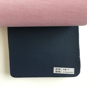 PU leather faux leather embossed / flocked / crinkle Surface support