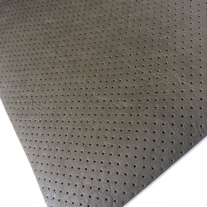 Colorful breathable polyurethane synthetic leather with non woven back