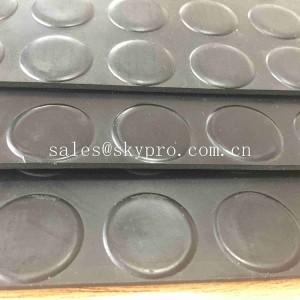 Industrial Cattle Round Stud Rubber Mats Horse Cow Stable Rubber Sheet With Various Pattern