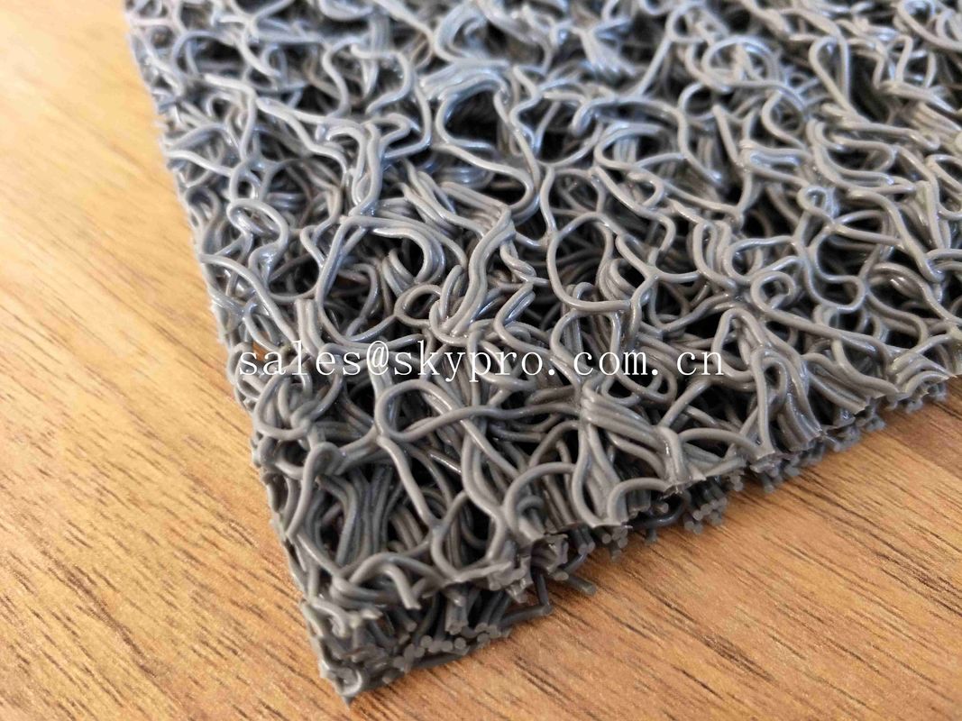Dark Blue Soft Rubber Mats Vinyl Loop Mats PVC Vinyl Roll Carpet Material Featured Image