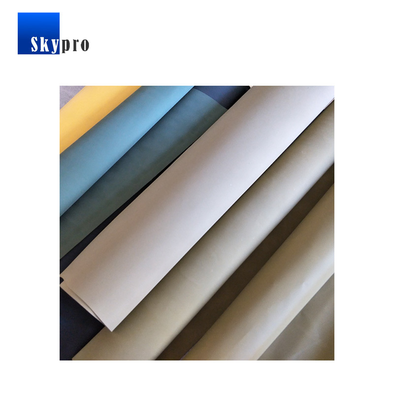 Colored glossy rubberized cloth waterproof durable hypalon coated textile fabric for industry boat