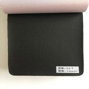 Raw Synthetic Material PU Leather Embossed Logo for Garment Sofa Faux Rexine