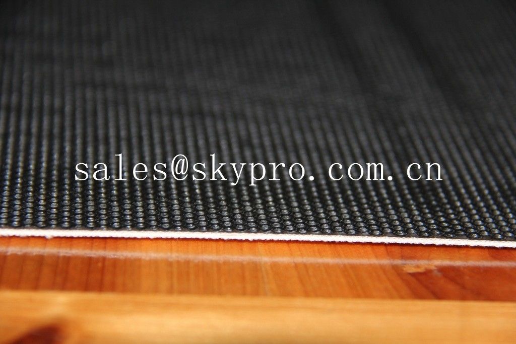 Golf pattern PVC industrial conveyor belts for treadmill runner 3300mm wide max.