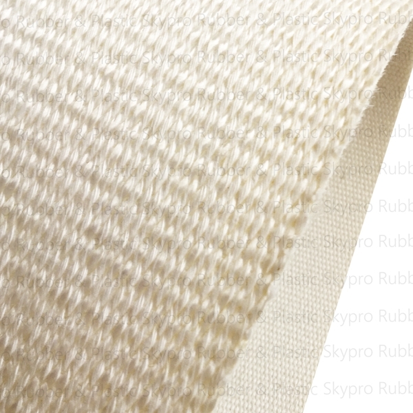 High temperature resistant EP fabric food grade white rubber conveyor belt