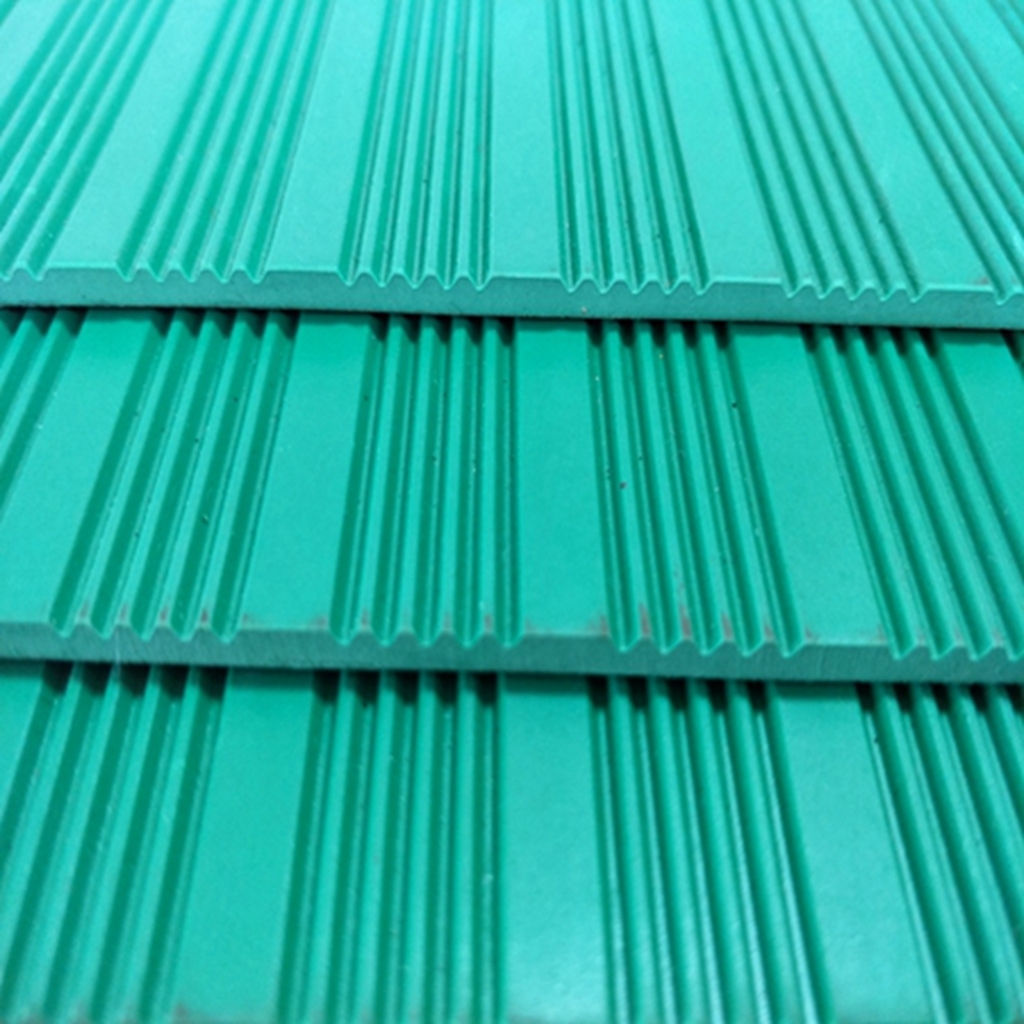 Wholesale Nonslip Wide Thin Stripe Pattern Rubber Sheets Mat Roll