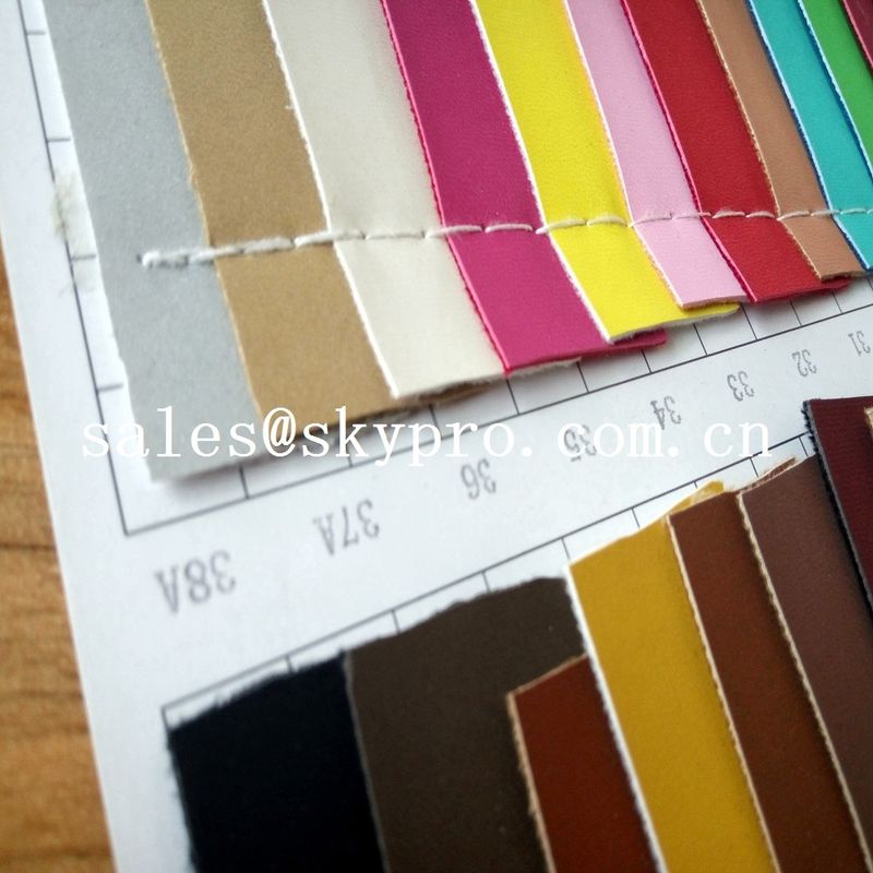 1mm Thick PU Synthetic Leather Wear Resistence Custom embossed PVC Leather Vinyl Fabric