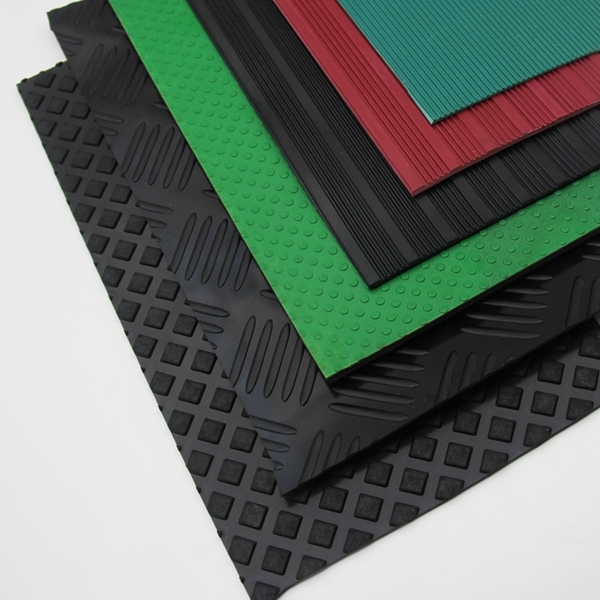 Factory Industrial Rubber Sheet Colorful Anti-slip Mat Customized Rubber Sheet